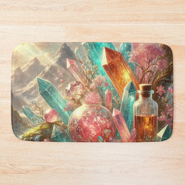 Item preview, Enchanting Fantasy Gemstone Art: Aquamarine, Sapphire, Emerald,  designed and sold by ZulryLifestyles.