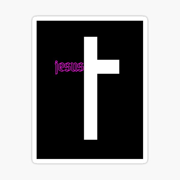 Item preview, Minimalist Jesus and Cross Unisex T Shirt designed and sold by Pariade.