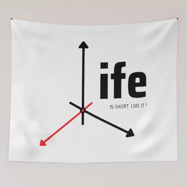 Item preview, Life if short live it. Typography designe  designed and sold by InsightA.