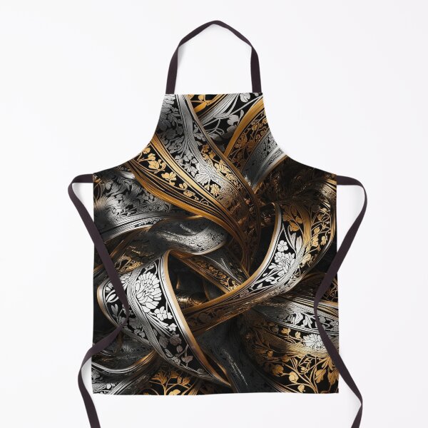 Item preview, Ribboned Splendor: Flowing Elegance in Gold and Silver designed and sold by Tony Anastasi.