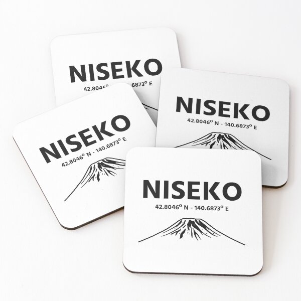 Item preview, NISEKO GPS Mt. Yotei - Black, Japan Hokkaido Niseko | Nagano Hakuba Snowboard Snowboarding Japow designed and sold by PawaPotto.