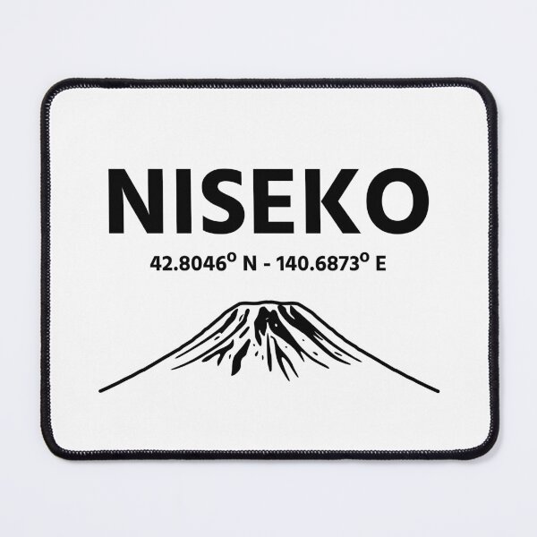 Item preview, NISEKO GPS Mt. Yotei - Black, Japan Hokkaido Niseko | Nagano Hakuba Snowboard Snowboarding Japow designed and sold by PawaPotto.