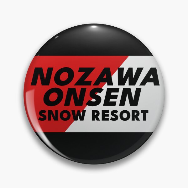 Item preview, Nozawaonsen Ski Resort 04 - Black, Japan Nagano Nozawa Onsen | Hakuba Niseko Hokkaido Shiga Kogen Snowboard Snowboarding Japow designed and sold by PawaPotto.