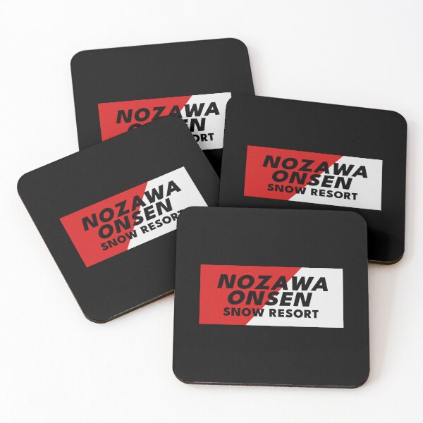 Item preview, Nozawaonsen Ski Resort 04 - Black, Japan Nagano Nozawa Onsen | Hakuba Niseko Hokkaido Shiga Kogen Snowboard Snowboarding Japow designed and sold by PawaPotto.