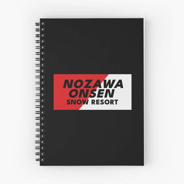 Item preview, Nozawaonsen Ski Resort 04 - Black, Japan Nagano Nozawa Onsen | Hakuba Niseko Hokkaido Shiga Kogen Snowboard Snowboarding Japow designed and sold by PawaPotto.