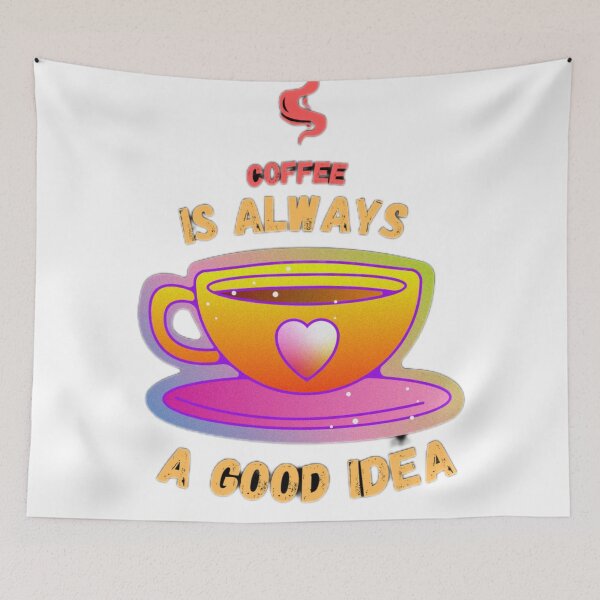 Item preview, Coffee is always a good idea. Typography designe. designed and sold by InsightA.