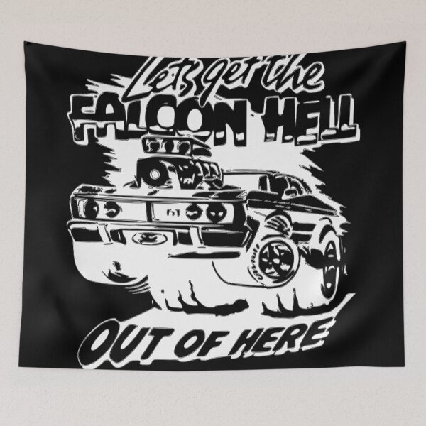 Item preview, Get the Falcon Hell Out of Here designed and sold by Old Holdens Never Die.