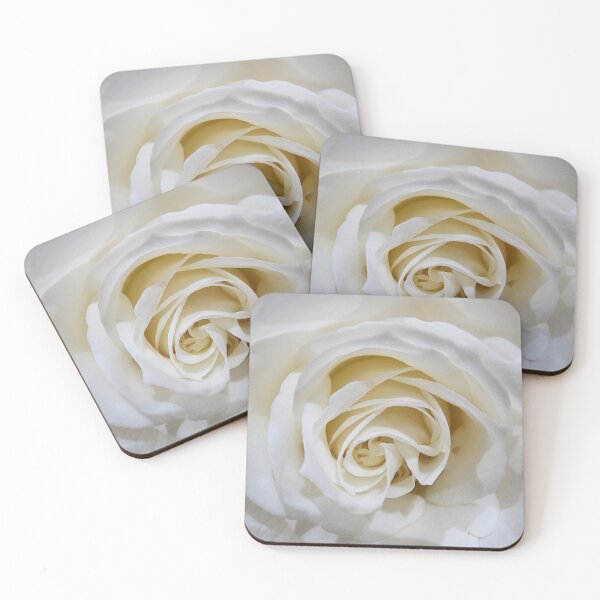 Item preview, White rose closeup designed and sold by ThatsAnna.