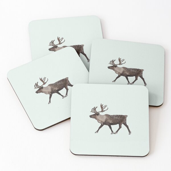 Item preview, Snowy Caribou designed and sold by Ktwlf.