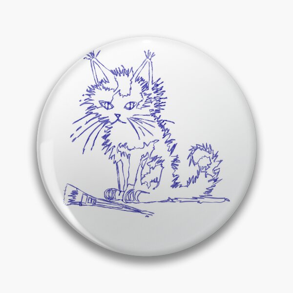 Item preview, Artist Cat (Navy) designed and sold by GetContented.