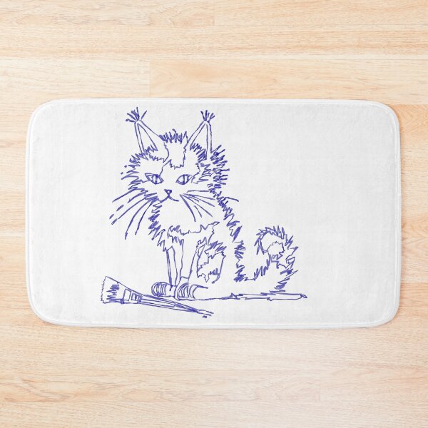 Item preview, Artist Cat (Navy) designed and sold by GetContented.