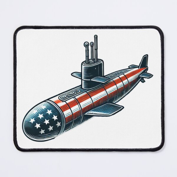 Item preview, Patriotic Submarine designed and sold by Warhead Collective.