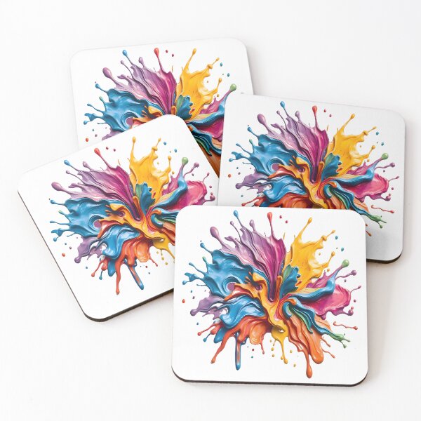 Item preview, Randomly spilled color revolution designed and sold by malik-modern-de.