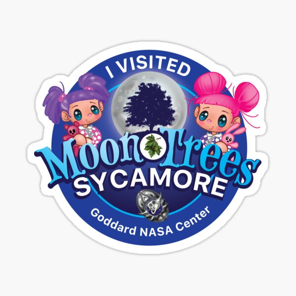 Item preview, Izzy and Dee- Moon Trees Goddard NASA Center designed and sold by MetroInk.