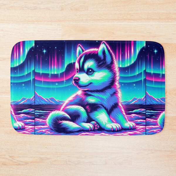 Item preview, Aurora Glow Husky Pup designed and sold by Taans-Creation.