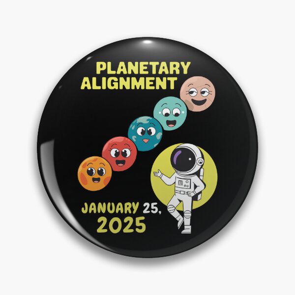 Item preview, Planetary Alignment January 2025 Solar System designed and sold by Trendsecne.