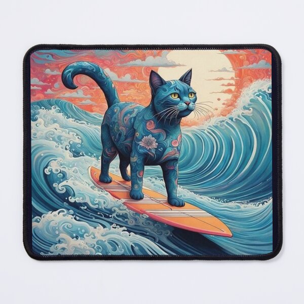 Item preview, Surfing Cat designed and sold by JackFreestone.
