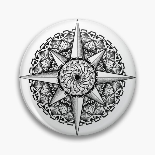 Item preview, Compass Mandala designed and sold by Rangelo.