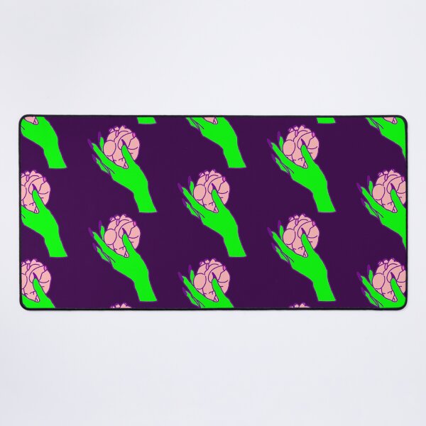 Item preview, goth valentine creepy human heart green hand designed and sold by Gossip Rag.