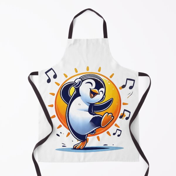 Item preview, Happy Penguins, music penguin designed and sold by TrueArtVibes.
