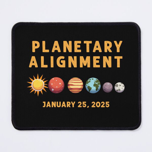 Item preview, Planetary Alignment Space Solar System 2025 designed and sold by Trendsecne.