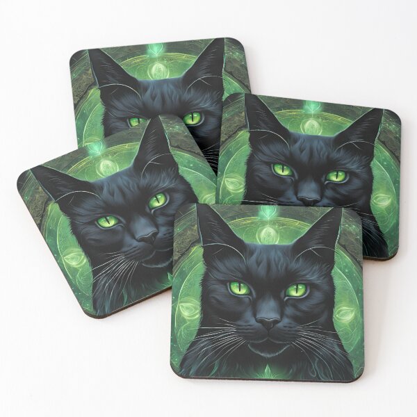 Item preview, Black cat designed and sold by whatthefoxsays.