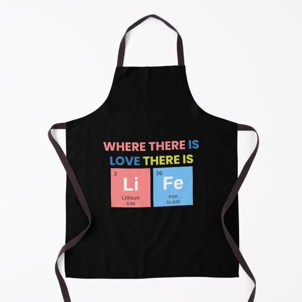 Item preview, Where There is Love There is Life - Chemistry Elements Design designed and sold by Geeky Giggles.