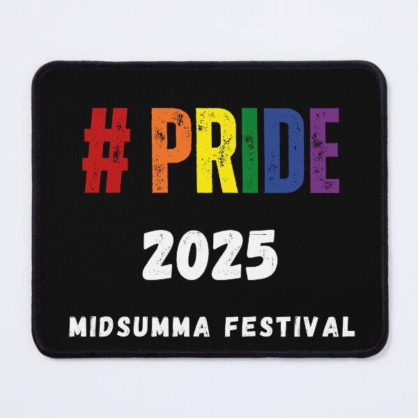 Item preview, Pride Midsumma Festival 2025, Midsumma Festival Pride 2025, Pride festival, Gay Festival, Pride 2025, Pride, Equal Rights, designed and sold by PrideBeProud.