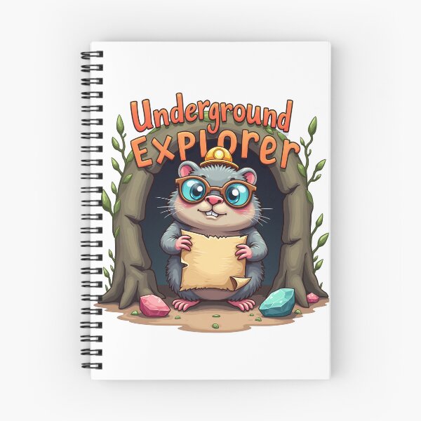 Item preview, Cute underground explorer mole designed and sold by Bulwshop.