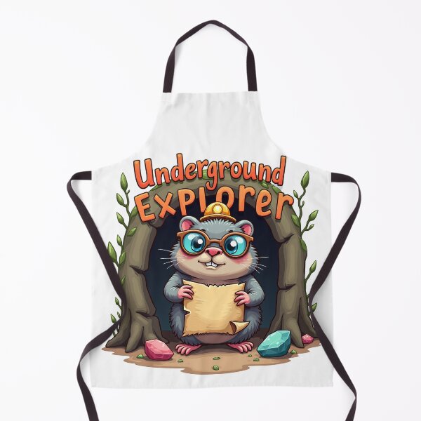 Item preview, Cute underground explorer mole designed and sold by Bulwshop.