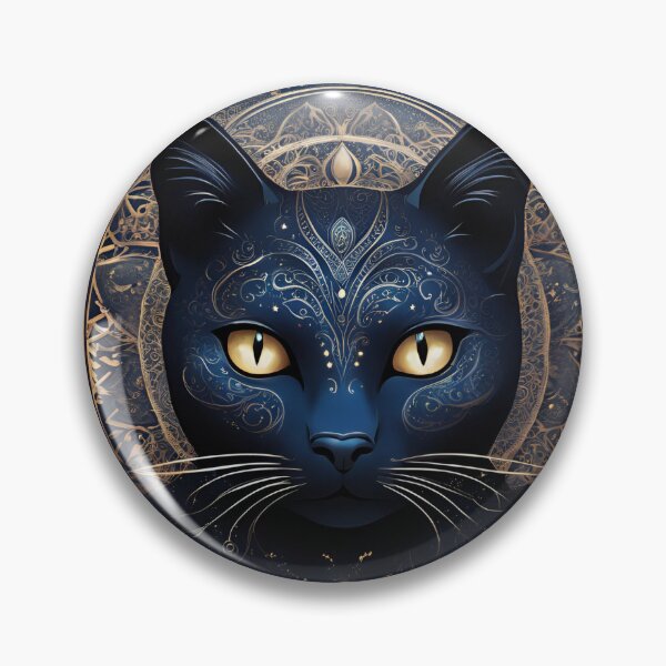Item preview, Cosmic black cat designed and sold by whatthefoxsays.