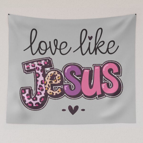 Item preview, Love Like Jesus designed and sold by WanderlustCoCo.