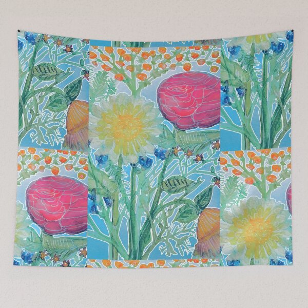 Item preview, Digital Doppleganger. Aqua bright bunch designed and sold by bekki smith.