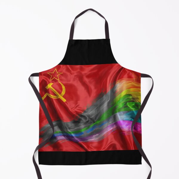 Item preview, 1940's Soviet Union Gay Pride Flag Freedomovich Collective Graphic Design designed and sold by ItsAKinkThing.