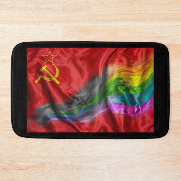 Item preview, 1940's Soviet Union Gay Pride Flag Freedomovich Collective Graphic Design designed and sold by ItsAKinkThing.