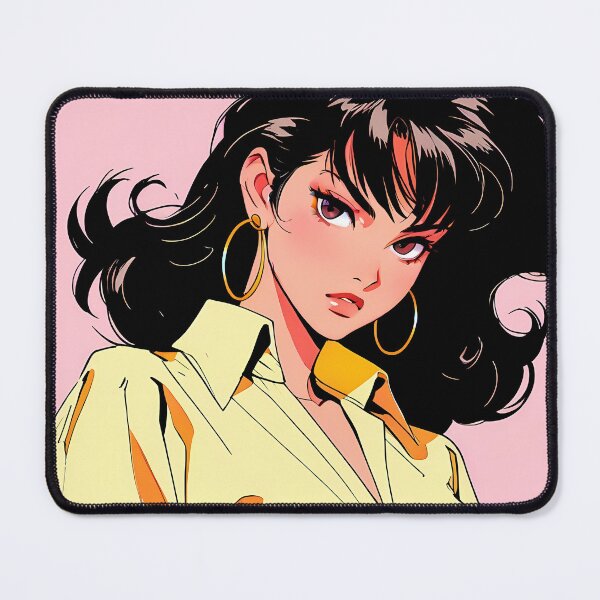 Item preview, Retro Anime Girl Model 2 designed and sold by Domo-Design.