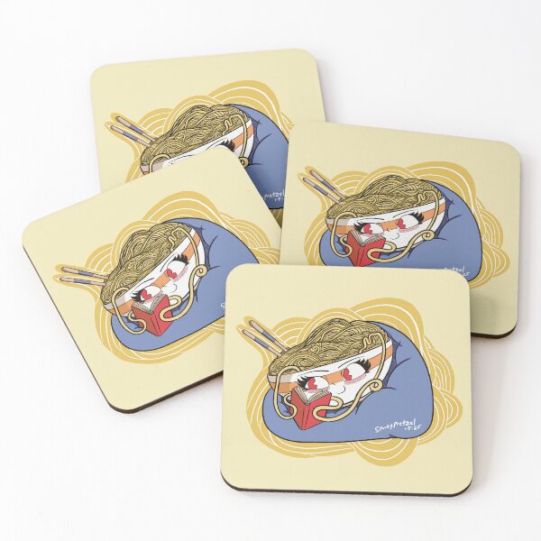 Item preview, Reading Session with a Bowl of Ramen designed and sold by SpookyPretzel.