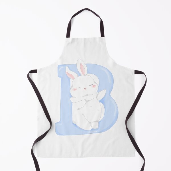 Item preview, B Alphabet Letter Bunny in Soft Watercolor | Bunniesmee designed and sold by bunniesmee.