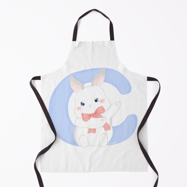 Item preview, C Alphabet Letter Bunny in Soft Watercolor | Bunniesmee designed and sold by bunniesmee.