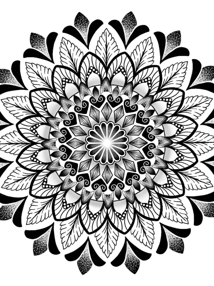 Thumbnail 3 of 3, Scarf, Mandala designed and sold by Rangelo.