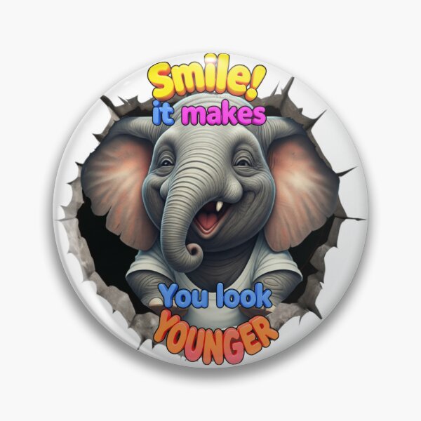 Item preview, Elephantastic Secret: Smile Your Age Away! designed and sold by AleksKos.