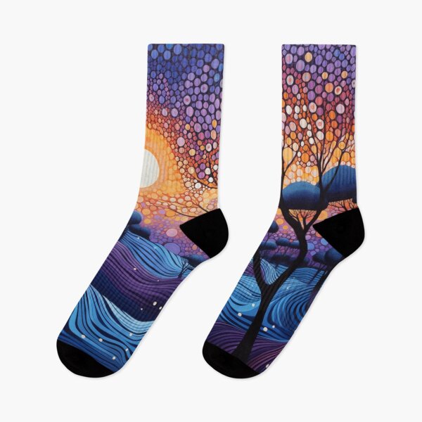 Item preview, Aboriginal Inspired Dot Art - Favorite Winter designed and sold by GrinGalore.
