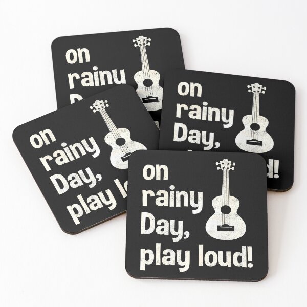 Item preview, Ukulele: on rainy day, play loud! designed and sold by UkeverseGifts.