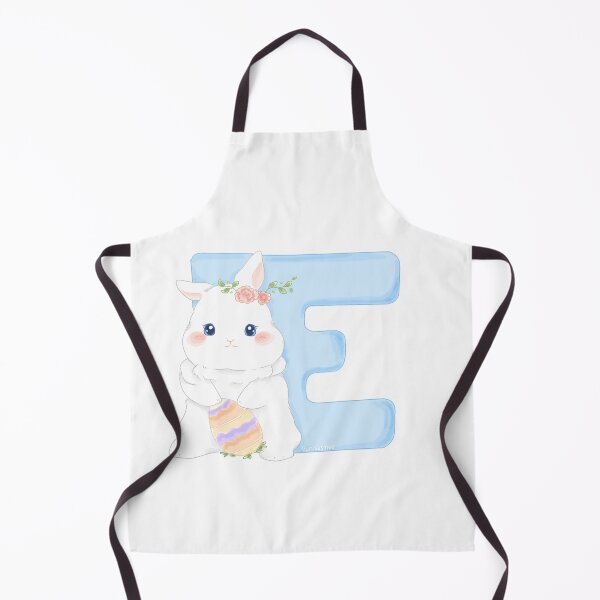 Item preview, E Alphabet Letter Bunny in Soft Watercolor | Bunniesmee designed and sold by bunniesmee.