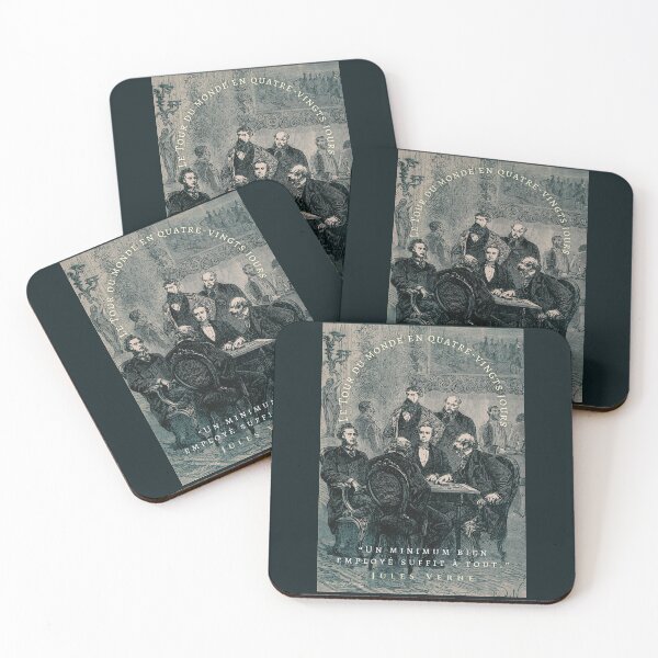 Item preview, Citation de Jules Verne: “Un minimum bien employé suffit à tout.” designed and sold by artbleed.