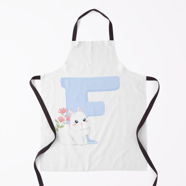 Item preview, F Alphabet Letter Bunny in Soft Watercolor | Bunniesmee designed and sold by bunniesmee.