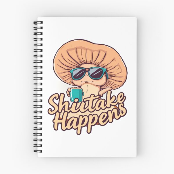 Item preview, Funny Shiitake Mushroom Pun Design - "Shiitake Happens" designed and sold by Vago.