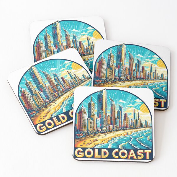 Item preview, Gold Coast Skyline designed and sold by vectcd.