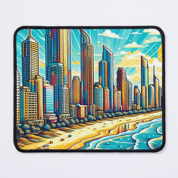 Item preview, Gold Coast Skyline designed and sold by vectcd.