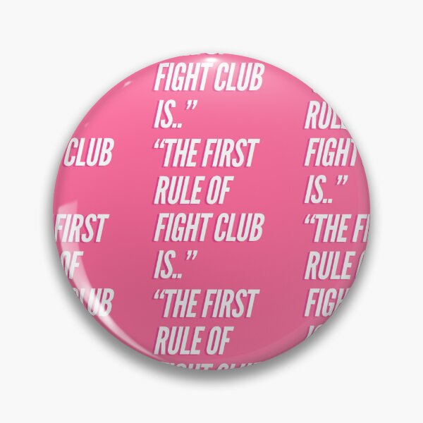 Item preview, Fight Club quote, Tyler Durden, The First Rule of Fight Club is.. designed and sold by Spencer Holdsworth.